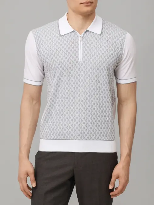 Поло хлопковое BERTOLO LUXURY MENSWEAR
