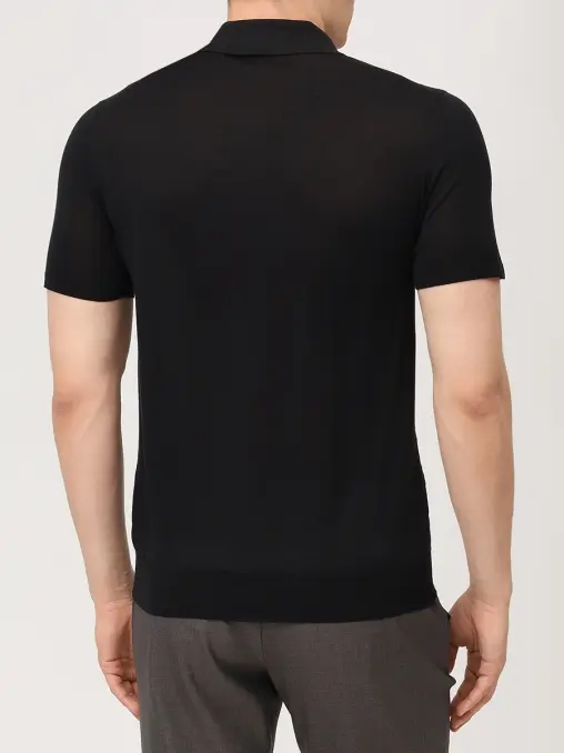 Поло шелковое BERTOLO LUXURY MENSWEAR
