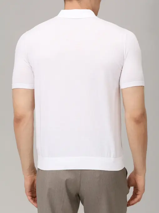 Поло хлопковое BERTOLO LUXURY MENSWEAR