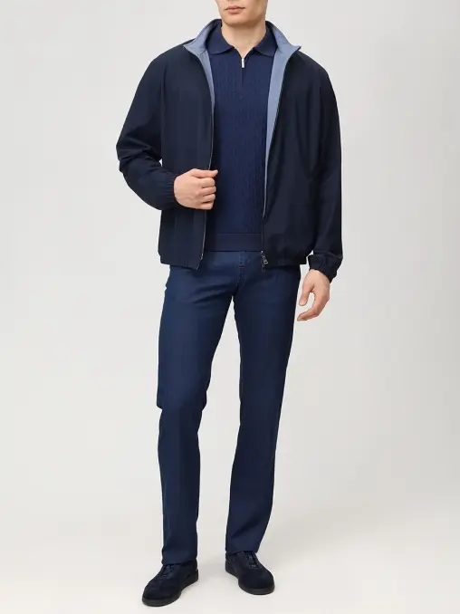 Поло хлопковое BERTOLO LUXURY MENSWEAR