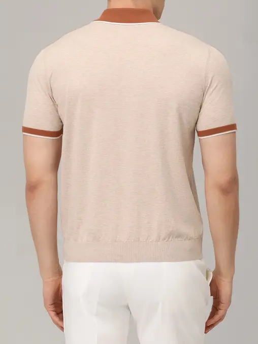 Поло хлопковое BERTOLO LUXURY MENSWEAR