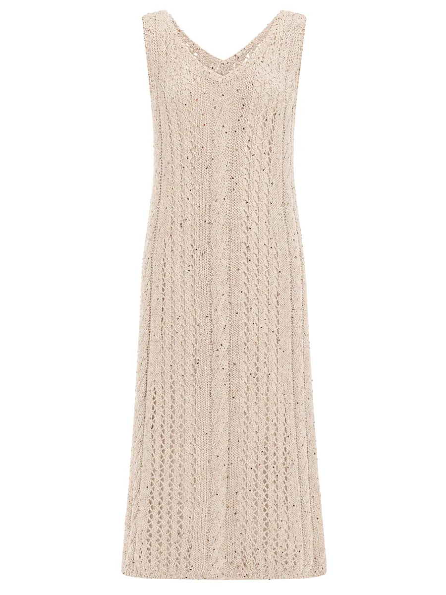 Платье вязаное