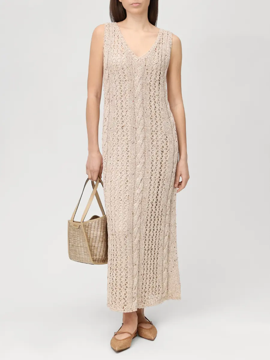 Платье вязаное