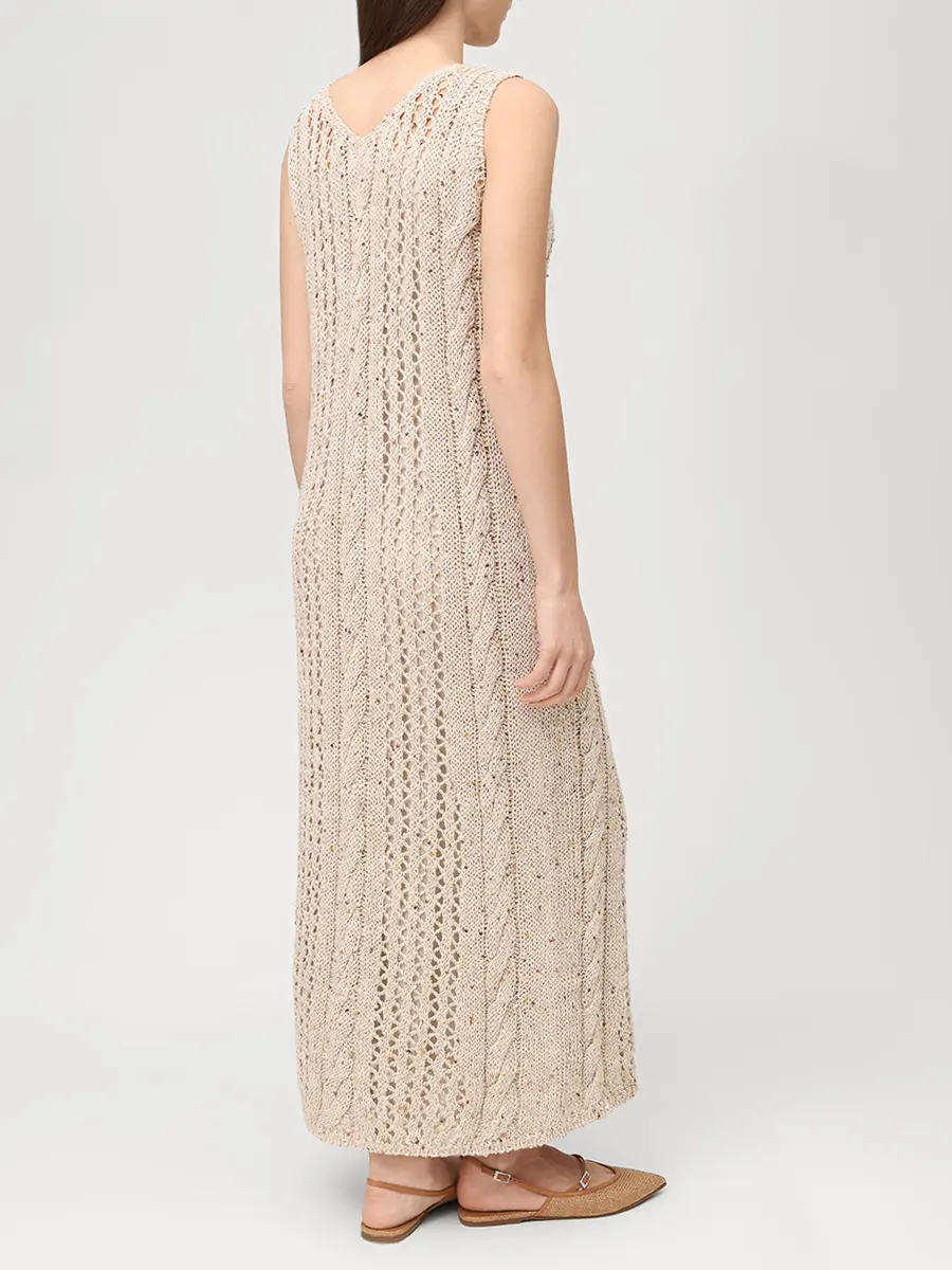Платье вязаное