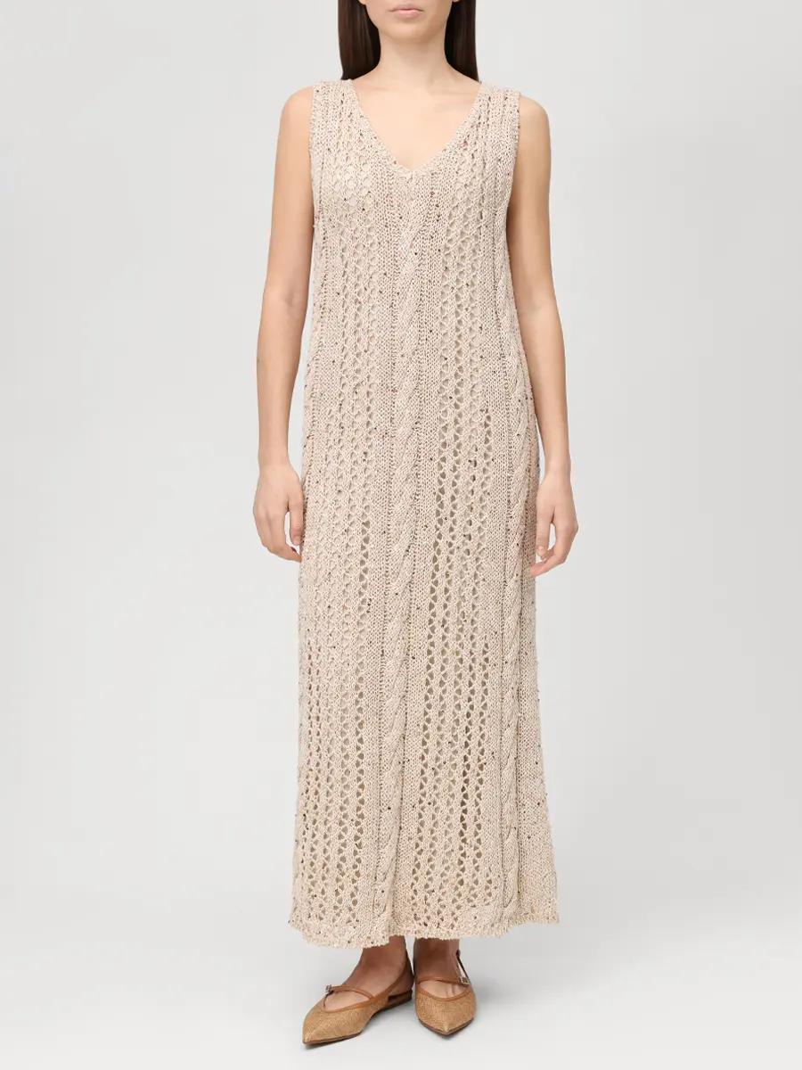 Платье вязаное