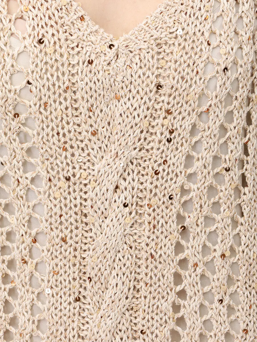 Платье вязаное