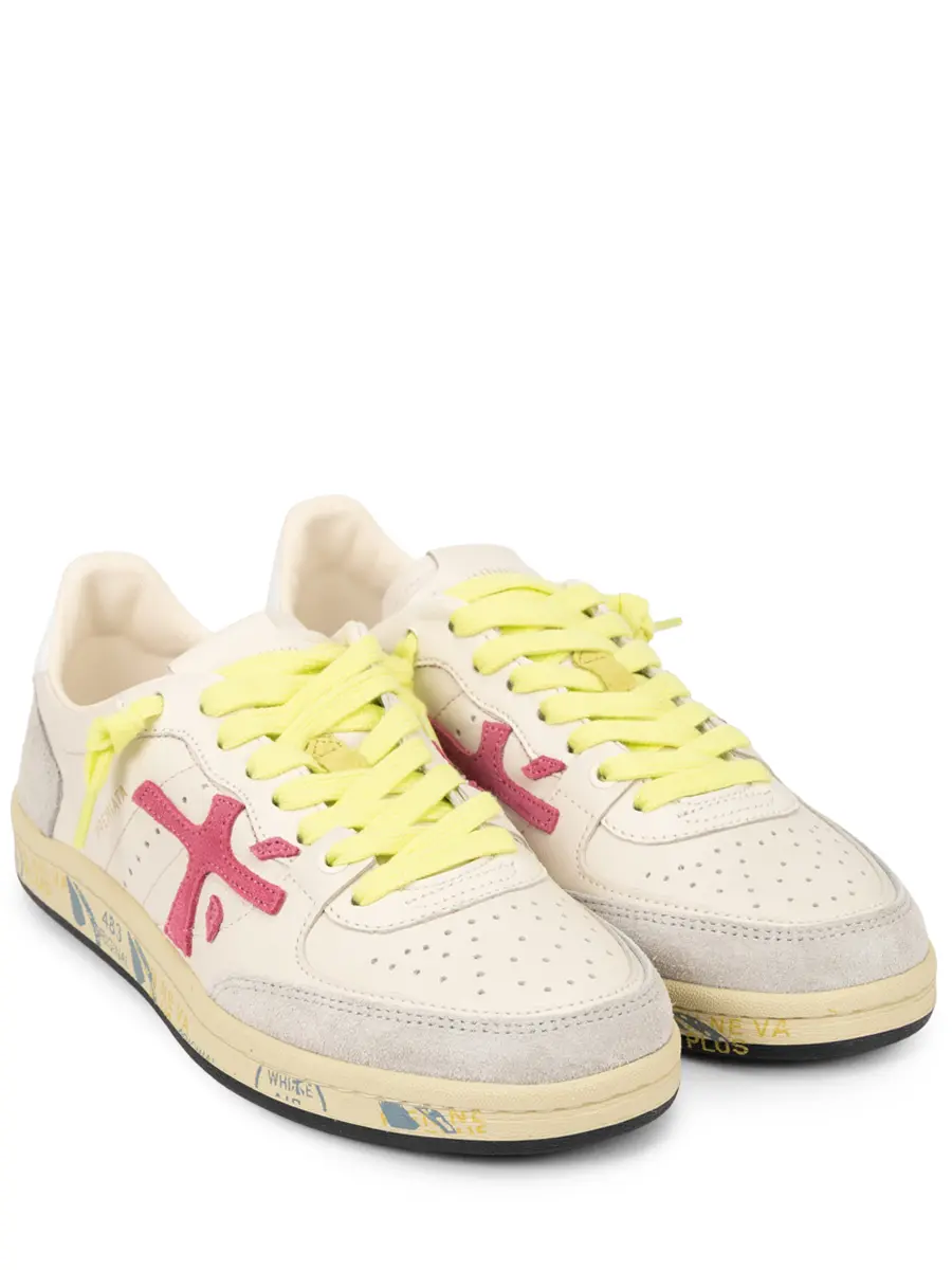 Кеды из кожи и замши Bsktclad