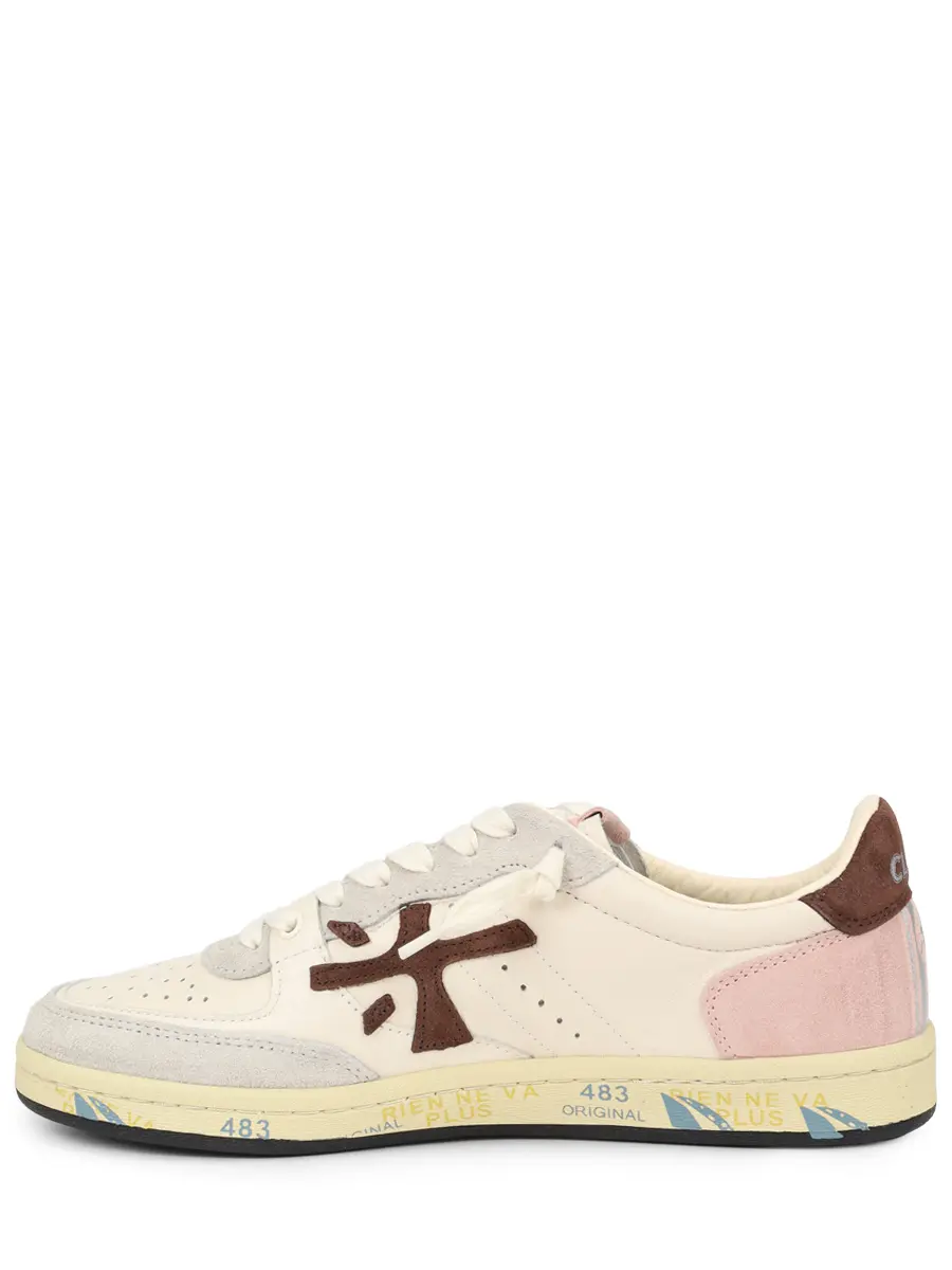 Кеды из кожи и замши Bsktclad