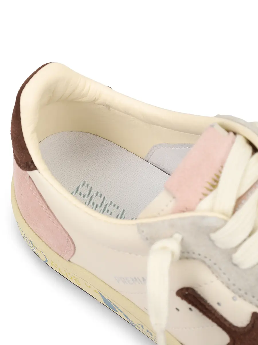 Кеды из кожи и замши Bsktclad