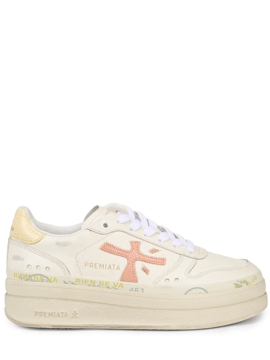 Кеды кожаные Micol