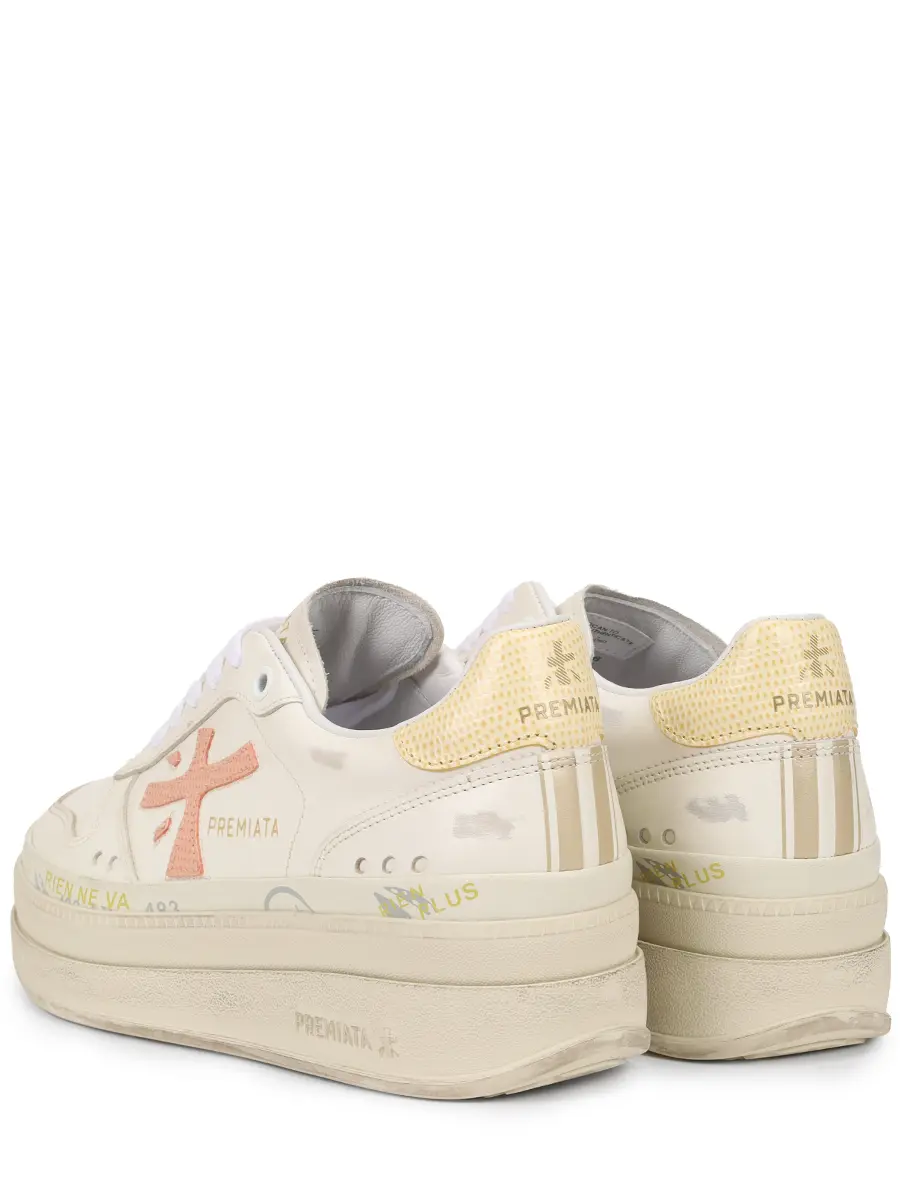 Кеды кожаные Micol