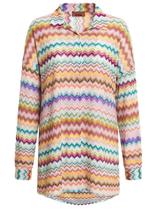 Рубашка из вискозы MISSONI