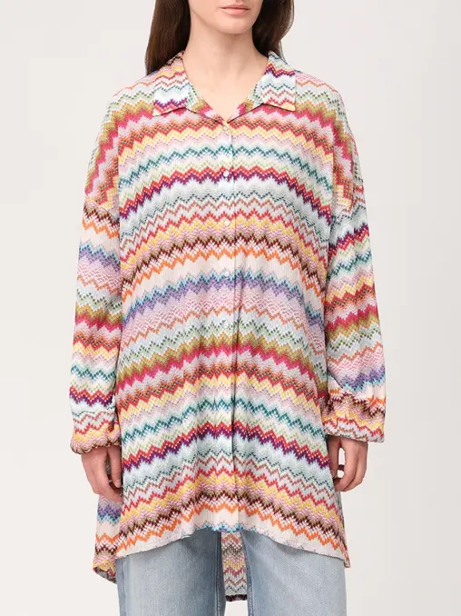 Рубашка из вискозы MISSONI