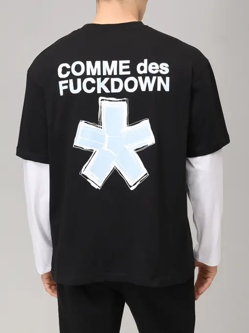 Лонгслив хлопковый COMME DES FUCKDOWN