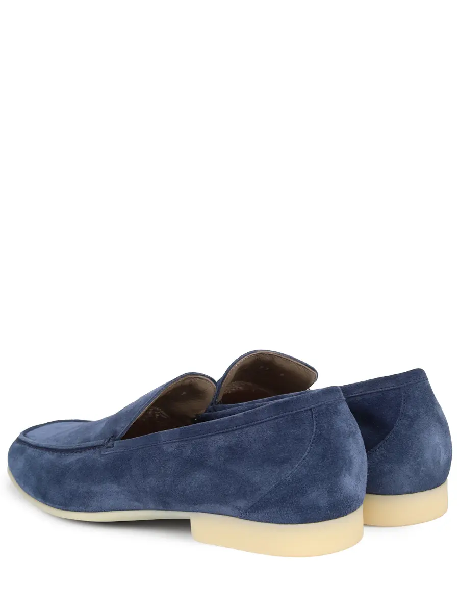 Лоферы замшевые