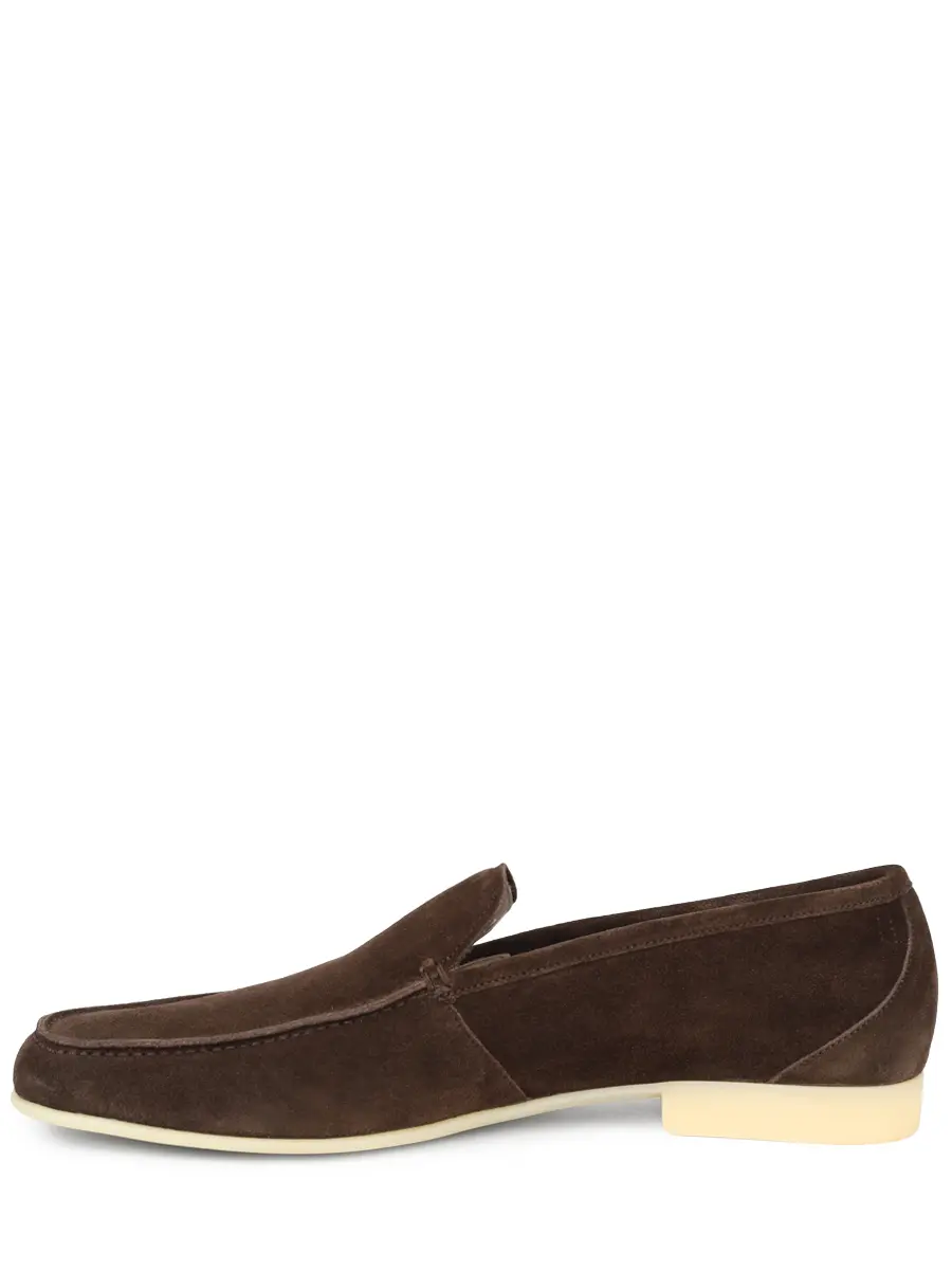 Лоферы замшевые