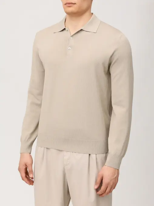 Поло хлопковое CANALI