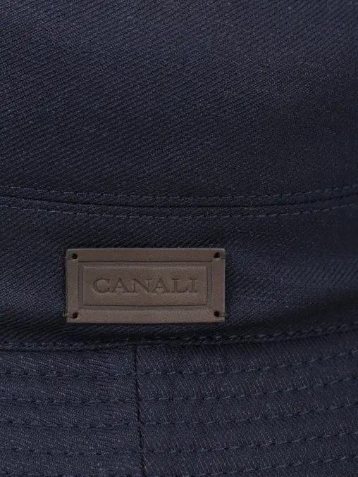 Панама из шерсти и льна CANALI