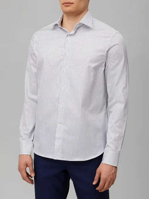 Рубашка Slim Fit хлопковая CANALI