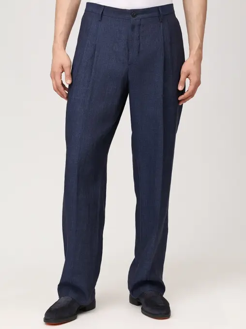 Брюки льняные CANALI