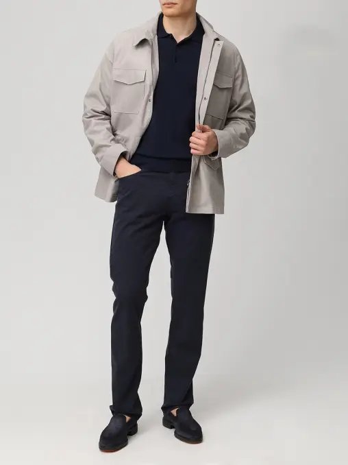 Джинсы Regular Fit из хлопка и лиоцелла CANALI