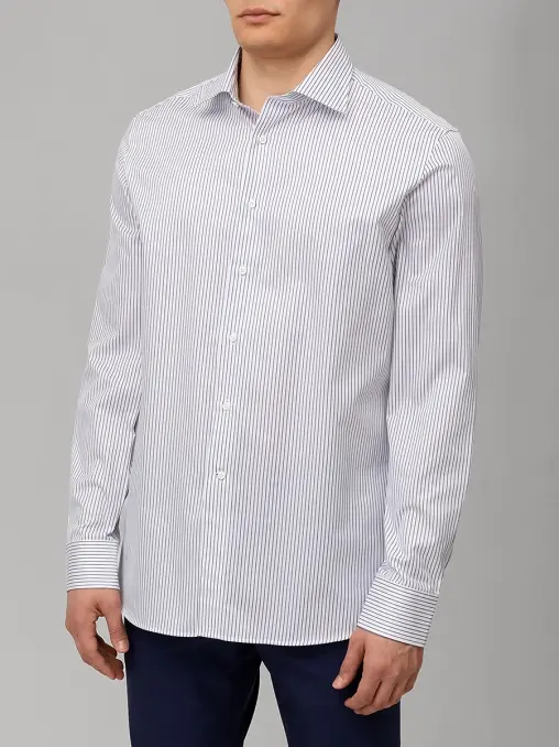 Рубашка Slim Fit хлопковая CANALI