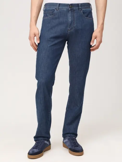 Джинсы Regular Fit хлопковые CANALI