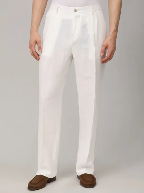 Брюки льняные CANALI