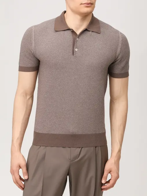 Поло хлопковое CANALI
