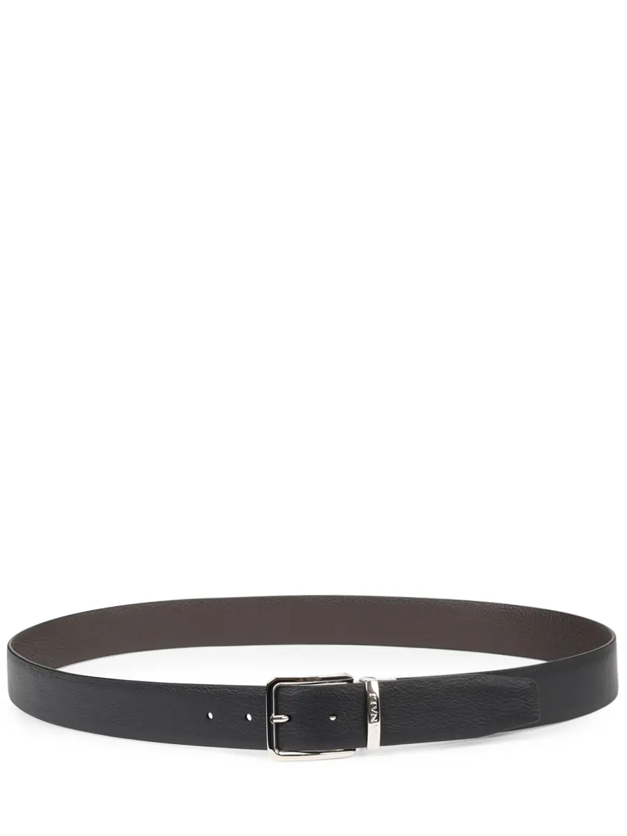 Ремень кожаный двусторонний