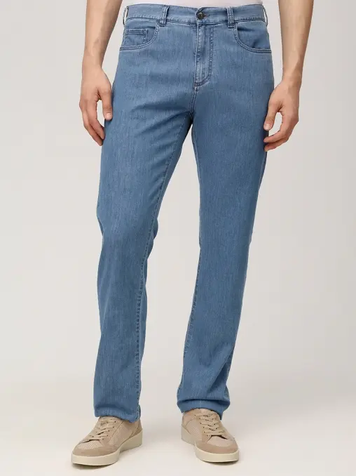 Джинсы Regular Fit хлопковые CANALI
