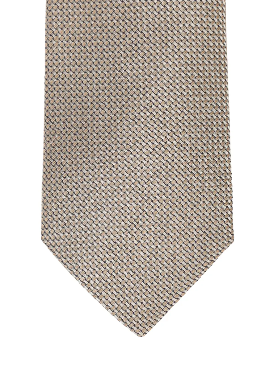 Галстук из шелка и льна