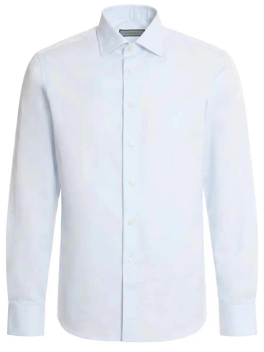 Рубашка Regular Fit из хлопка и льна