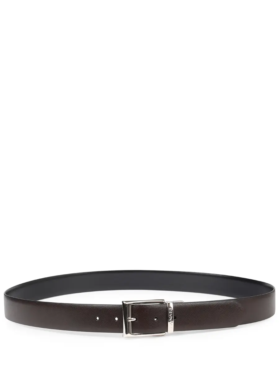 Ремень кожаный двусторонний