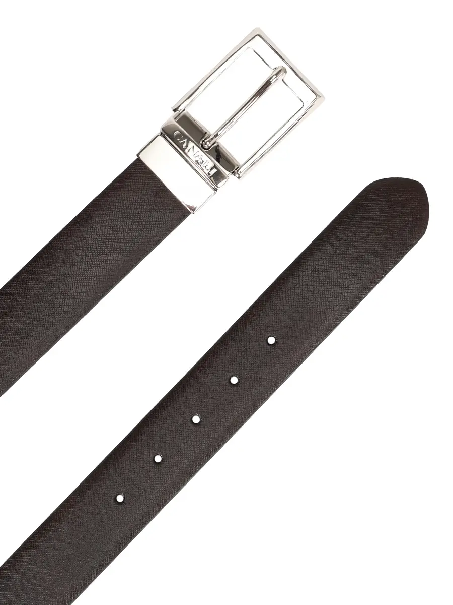 Ремень кожаный двусторонний