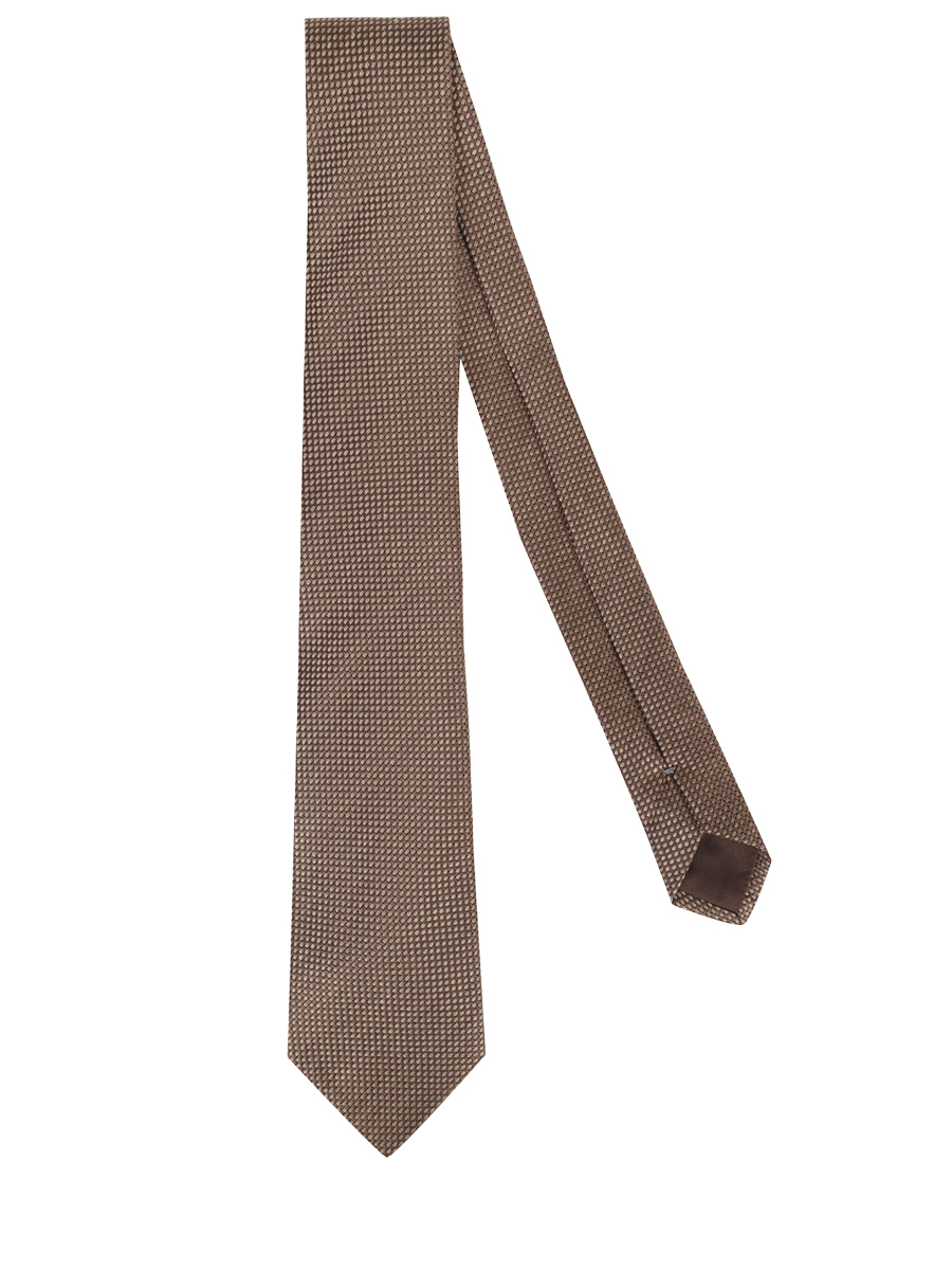 Галстук из шелка и льна