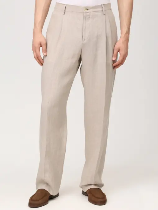 Брюки льняные CANALI