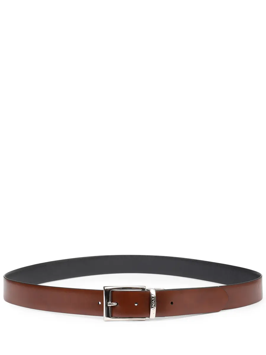 Ремень кожаный двусторонний