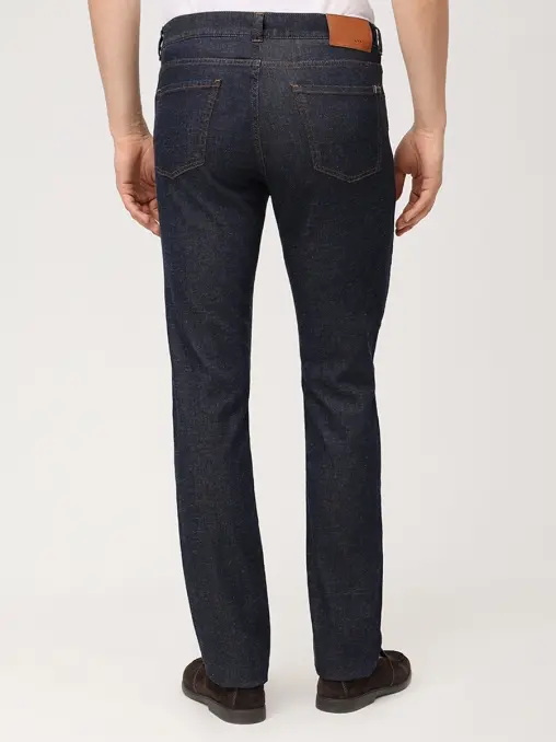Джинсы Slim Fit из хлопка и лиоцелла CANALI