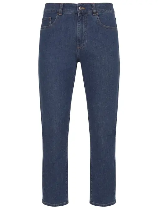 Джинсы Slim Fit из хлопка и лиоцелла CANALI