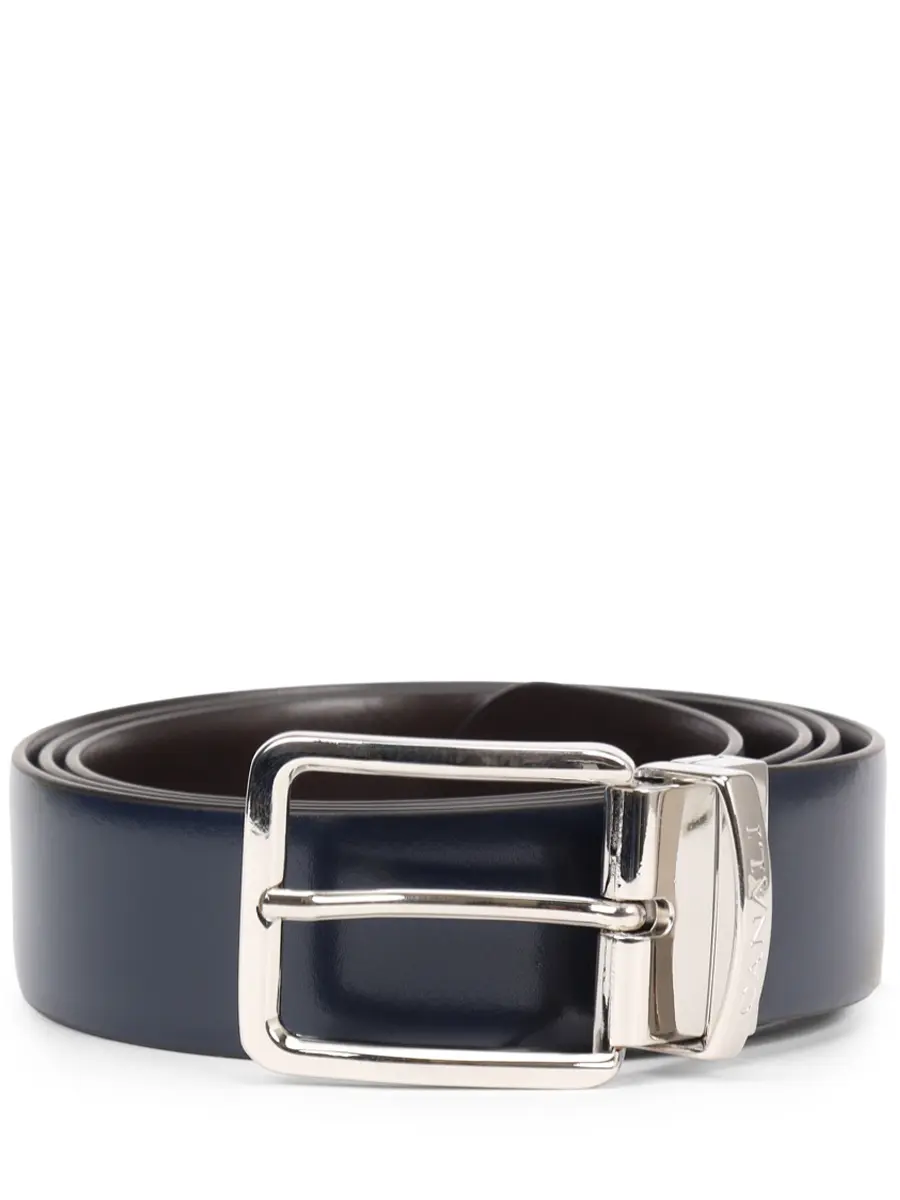 Ремень кожаный двусторонний