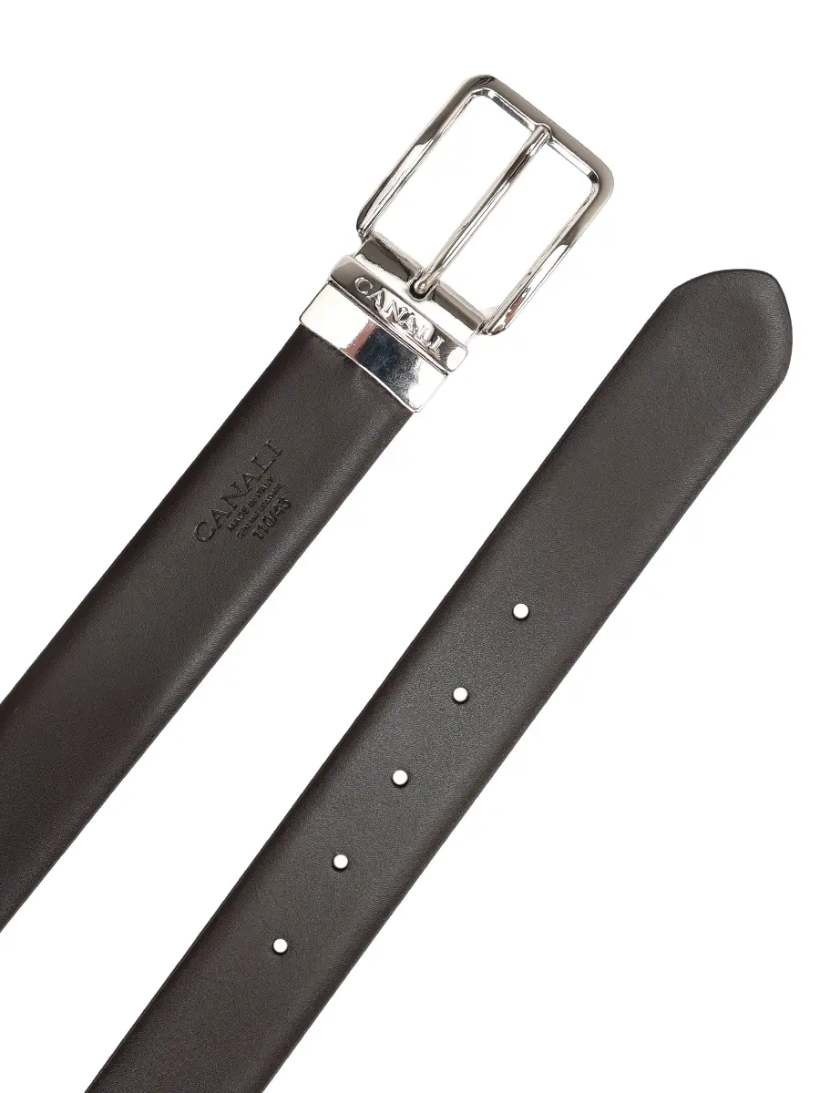 Ремень кожаный двусторонний