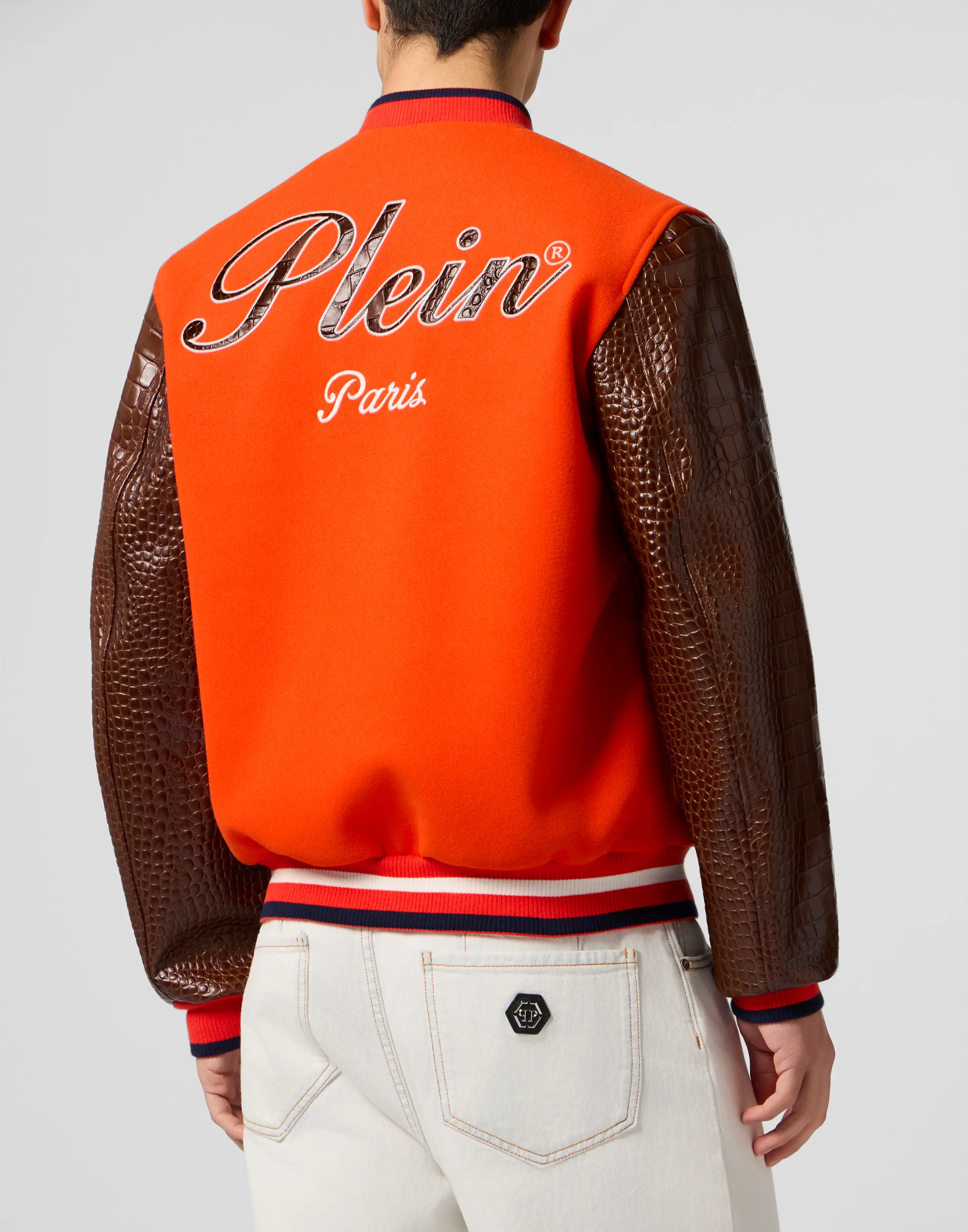 Бомбер комбинированный