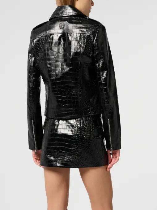 Куртка кожаная PHILIPP PLEIN