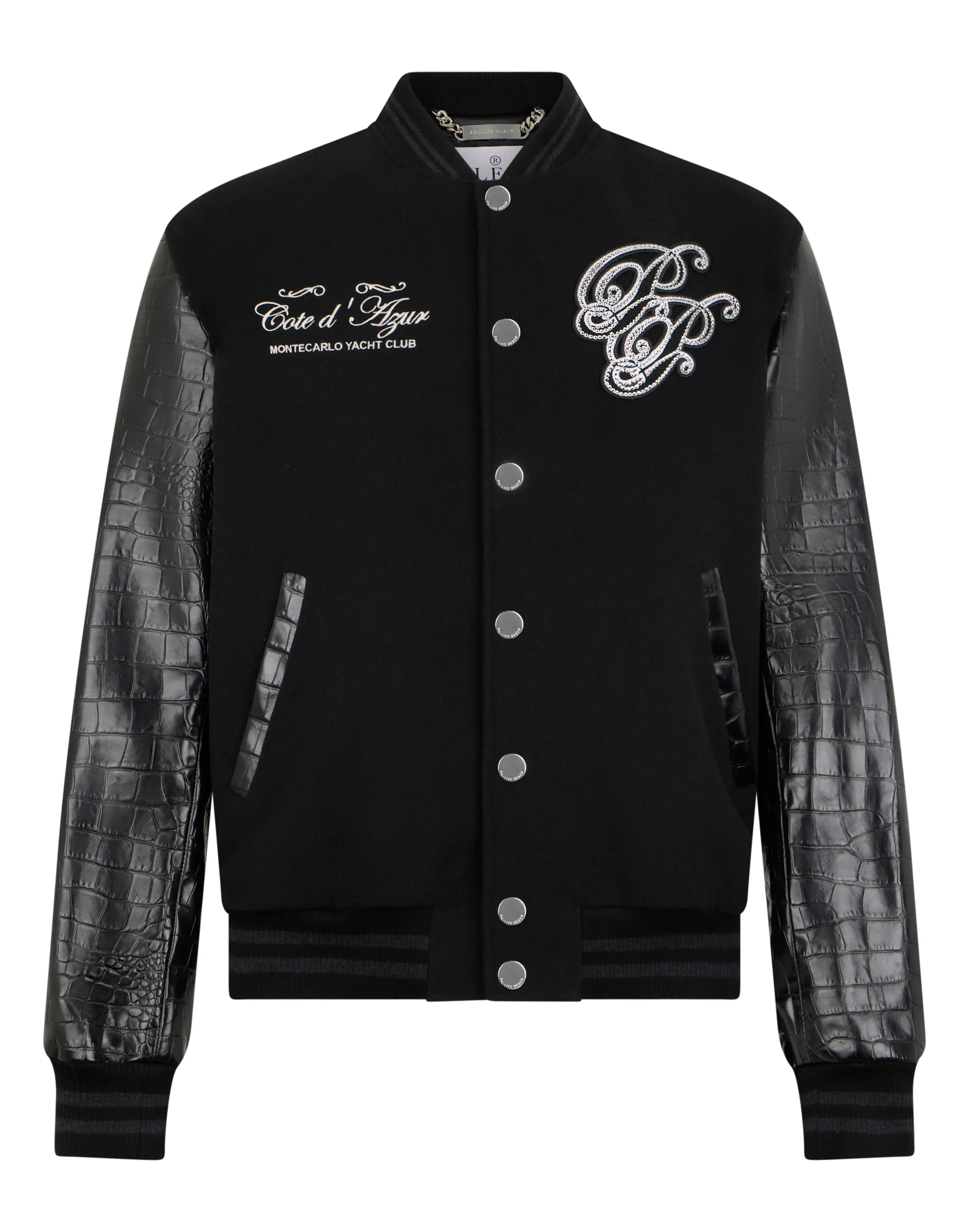 Бомбер комбинированный