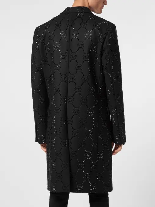 Пальто шерстяное PHILIPP PLEIN