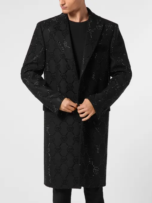 Пальто шерстяное PHILIPP PLEIN