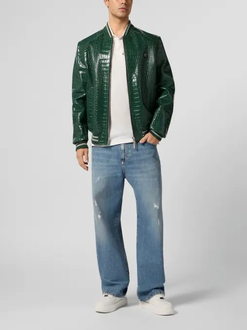 Куртка кожаная PHILIPP PLEIN