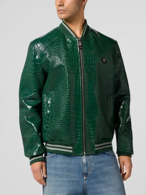 Куртка кожаная PHILIPP PLEIN