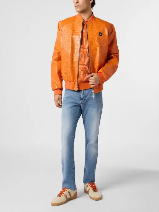 Куртка кожаная PHILIPP PLEIN